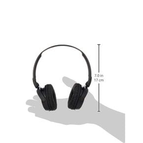 소니 헤드폰 MDR-ZX110 : 밀폐형 접이식 블랙 MDR-ZX110 B