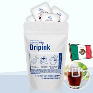 드립핑크 갓볶은 멕시코 10g x 20봉 드립백커피 (※보관 편한 지퍼백포장)