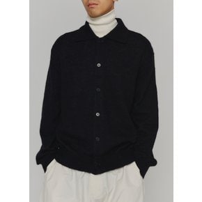 아모멘토 24FW MOHAIR COLLAR KNIT CARDIGAN