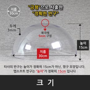 30cm 투명 반구 / 투명돔 / 사출 금형 제작 / 깨지지 않는 반구