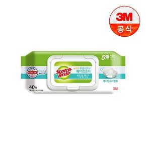 [3M]올뉴 주방용 세정티슈(베이킹소다) 40매