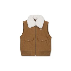 왁[WAAC]골프 (WWVAW24701LBR)Women Corduroy winter Sleeveless vest