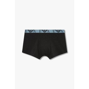 EMPORIO ARMANI 남성 이글 로고 밴딩 코튼 드로즈 (0814312303)