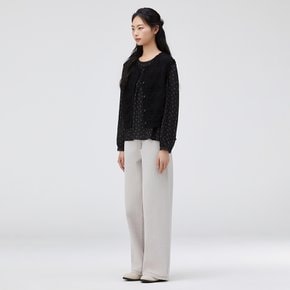 라운드넥 스카시 변형 니트 베스트 T262MVT138W