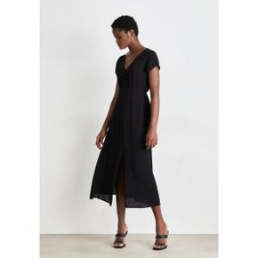 4431565 DKNY MIDI DRESS WITH BELT - Day dress black