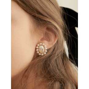 Milky way Antique Pearl Earring_EC1676