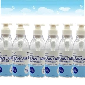 클린케어플러스 겔타입 손소독겔 6개 손소독제 500ml