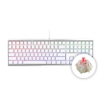 CHERRY [쓱1DAY ] 체리 MX 3.0 S RGB 화이트 (저소음적축)키보드