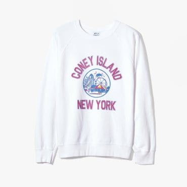 샌프란시스코마켓 WILD DONKEY 와일드 동키 CONEY SWEATSHIRT WHITE WID2M60005A00