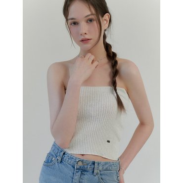 리엘 Jelly knit top_2way (ivory)