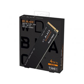 4TB SN850X M.2 2280 SSD NVMe PCIe Gen4x4 7300mbs 6600mbs WDBB9G0040BNC () 웨스턴 디지털