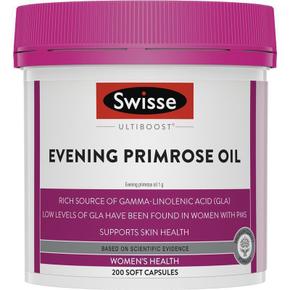 [해외직구] 호주직구 스위스 달맞이종자유 200캡슐 2팩 Swisse Ultiboost Evening Primrose Oil