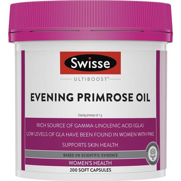 [해외직구] 호주직구 스위스 달맞이종자유 200캡슐 2팩 Swisse Ultiboost Evening Primrose Oil