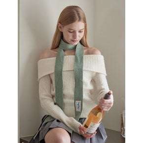 Slim Knit Muffler (6 Colors)