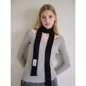 Slim Knit Muffler (6 Colors)