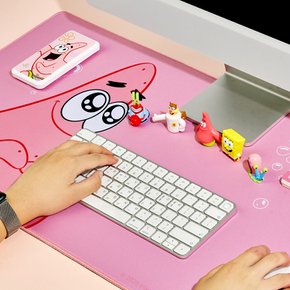 스폰지밥뚱이 키보드 마우스 대형 장패드
