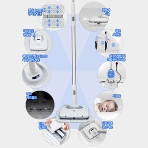 제네스 듀얼 무선 물걸레청소기 전동 자동물걸레