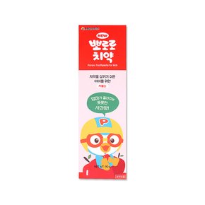 뽀로로 저불소치약 90g 사과향 1개