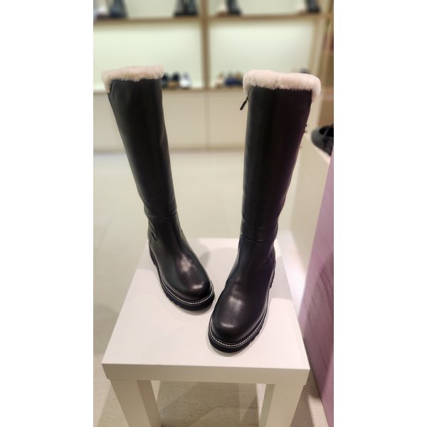 [여주점] 바바라 퍼 롱부츠 BBF861BK