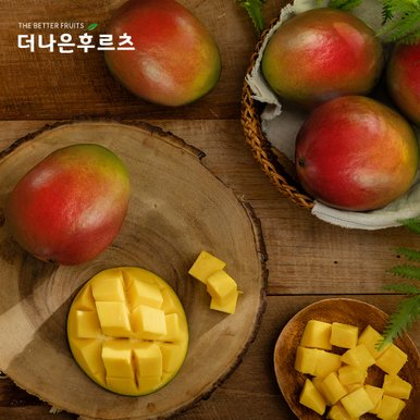 백화점 식품관 항공 직수입 고당도 애플망고 6입 선물세트 2.5kg 내외