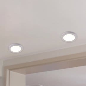 에코 6인치 슬림엣지 원형 직부 LED 12w 블랙 플리커