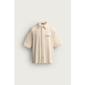 ZARA 자라 텍스트 프린트와 포터드 구조 셔츠 0794 301 251