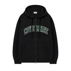 커버낫 아치 로고 후드 집업 블랙 CO2501HZ36BK
