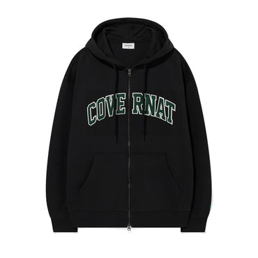 커버낫 아치 로고 후드 집업 블랙 CO2501HZ36BK