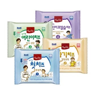 상하목장 [매일유업] 상하 유기농치즈 1~4단계 18g 80매 아기치즈 고칼슘 아기간식