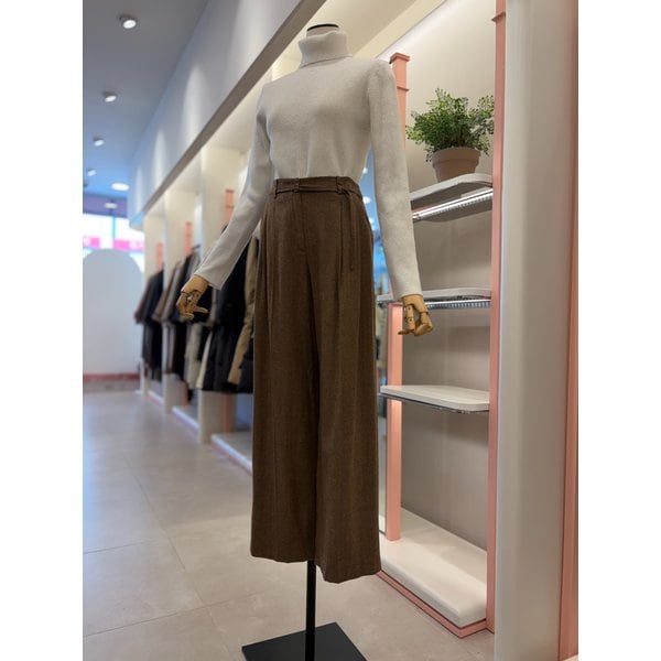 [여주점] 70% 할인 여성  벨티드 와이드 팬츠 ( ITNAWPT850)