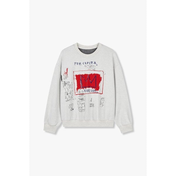 [BASQUIAT] 그래픽 크루넥 맨투맨 71152403C1171