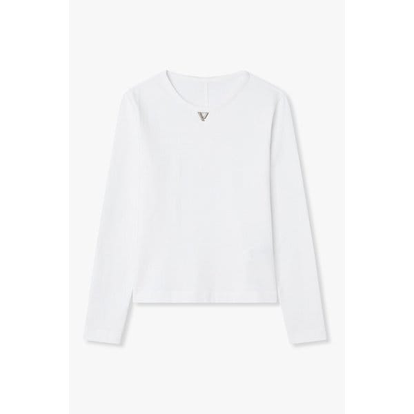 [부산점] 보브)) 리브드 메탈 로고 티셔츠 (7126140100)