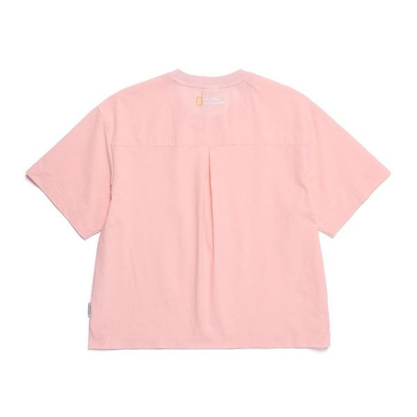 [여주점] N252WTS190 여성 프로즌에어 세미크롭 반팔티셔츠 LPINK