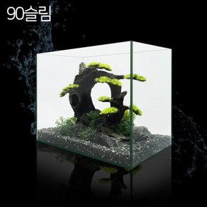 칸후 프리미엄 일반어항 3자슬림 90x35x45cm(8T).라라아쿠아