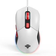 지데빌 GDEVIL G100 TRANS RGB 게이밍 마우스 (화이트)