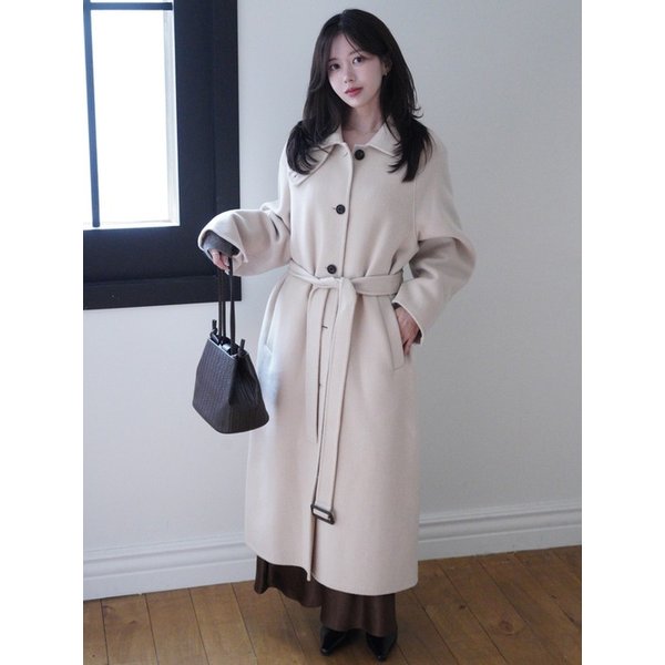 [Premium] Cashmere Balmacaan Handmade Coat_3color