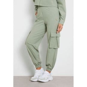 4749511 Guess MID WAIST - Cargo trousers hellgrun