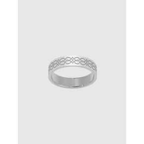 Heart pattern etching couple ring(men)