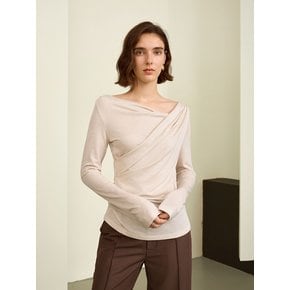 YY_Elegant long sleeve wool top_2color