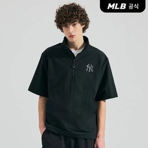 [코리아공식]베이직 고프코어 반팔 아노락 NY (Black)