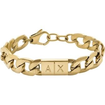  미국 알마니 시계 AX Armani Exchange Mens GoldTone 스테인리스 스틸 Chain Bracelet Model AXG