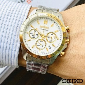 정품 국내 당일발송 SEIKO SBTR024 스피릿 크로노그래프 타키미터 남성 메탈시계 남자시계