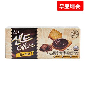 샌드에이스 찐초코 68g X 6 해태 에이스 크래커 커피과자 간식 과자