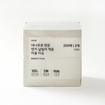 JAJU 대나무 미용티슈 2개 J73N901142900