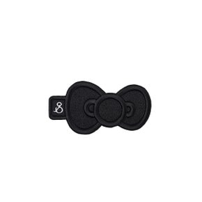 Lucky Hello Kitty Ribbon Embroidery Wappen Black