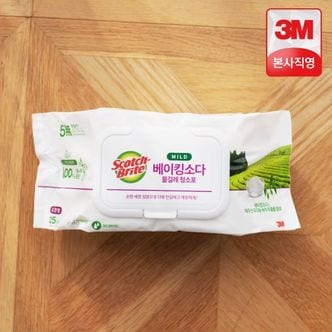  3M 표준형 베이킹소다 물걸레 청소포 25매 / 스카치브라이트