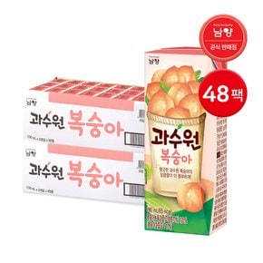 과수원 복숭아 190ml 48팩 / 과일주스