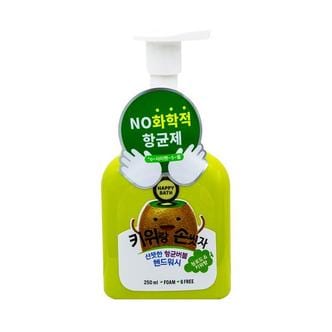 제이큐 BTM 해피바스 키위랑 손씻자 핸드워시 250ml