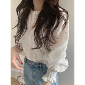 포레어 펀칭 브릴 블라우스_P357154581
