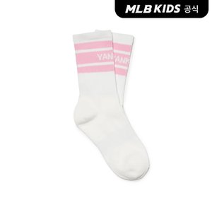 MLB키즈 (공식)24N 베이직 데일리 일대일 양말 NY (Ptn.Pink)